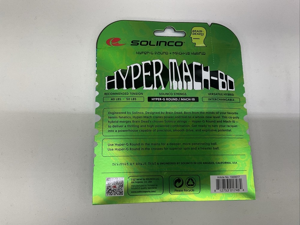 3 Pack Sonlico Hyper Mach-BD 17g/1.20mm Polyester Blue