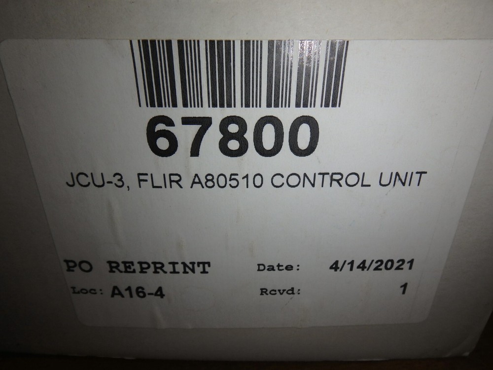 JCU-3 FLIR Control Unit A80510