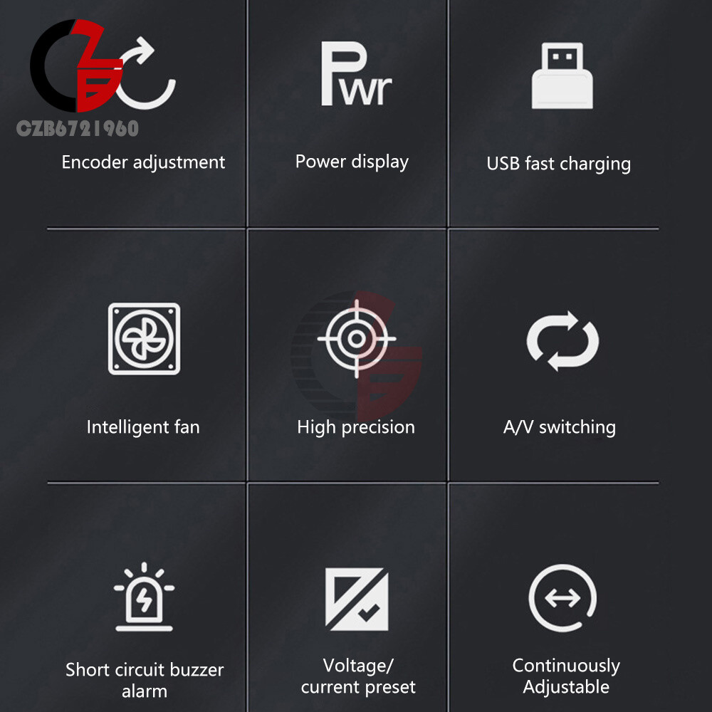 High Accuracy Adjustable DC Power Supply Bench Power Source Voltage Regulator