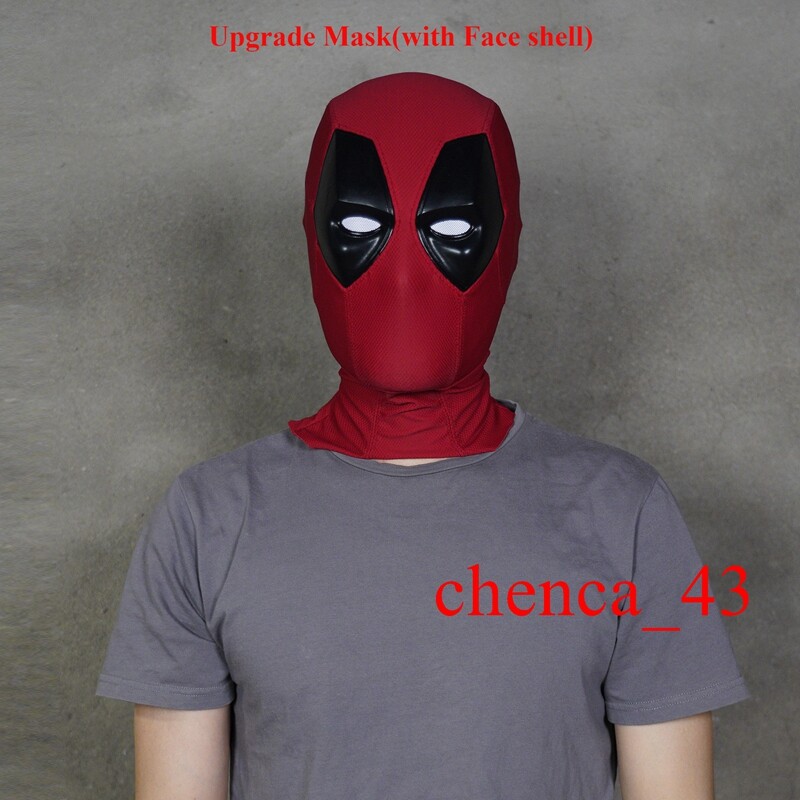 Customize Deadpool Screen Accurate Cosplay Headgear Wearable Mask Prop Faceshell