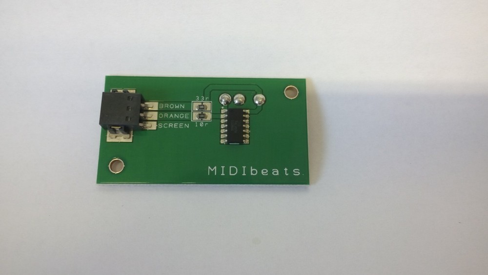 KORG Volca Beats solder-less MIDI out modification board