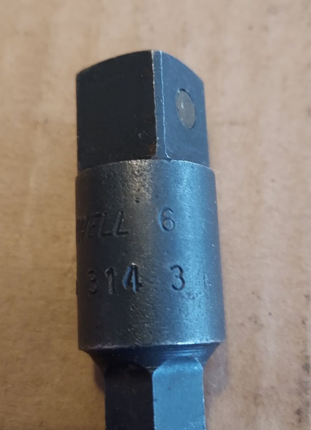 Cornwell USA D-314-3 (3") 7/16" Hex-Drive Impact to 1/2" pinned socket adapters