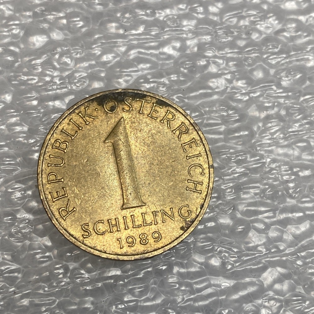 💚 AUSTRIA COIN 1 SCHILLING 1989