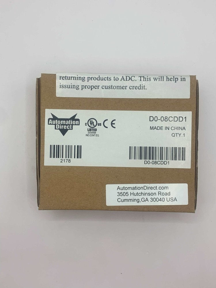 DirectLOGIC D0-08CDD1 - DL05/06 discrete combo module, Input: 4-point, 12-24 VDC