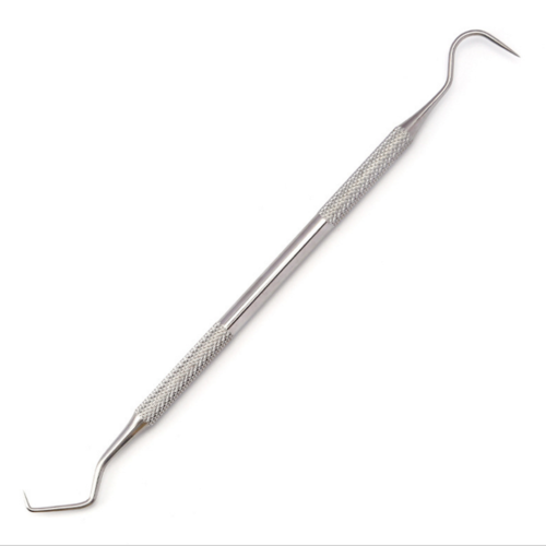 3Pcs Basic Dental Instruments Set Mouth Mirror Explorer #4 Cotton Plain Plier