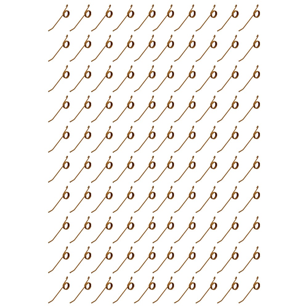 100 Pack Heavy Duty Hay Rake Teeth Tines Fits New Holland 55 56 57 256 400033