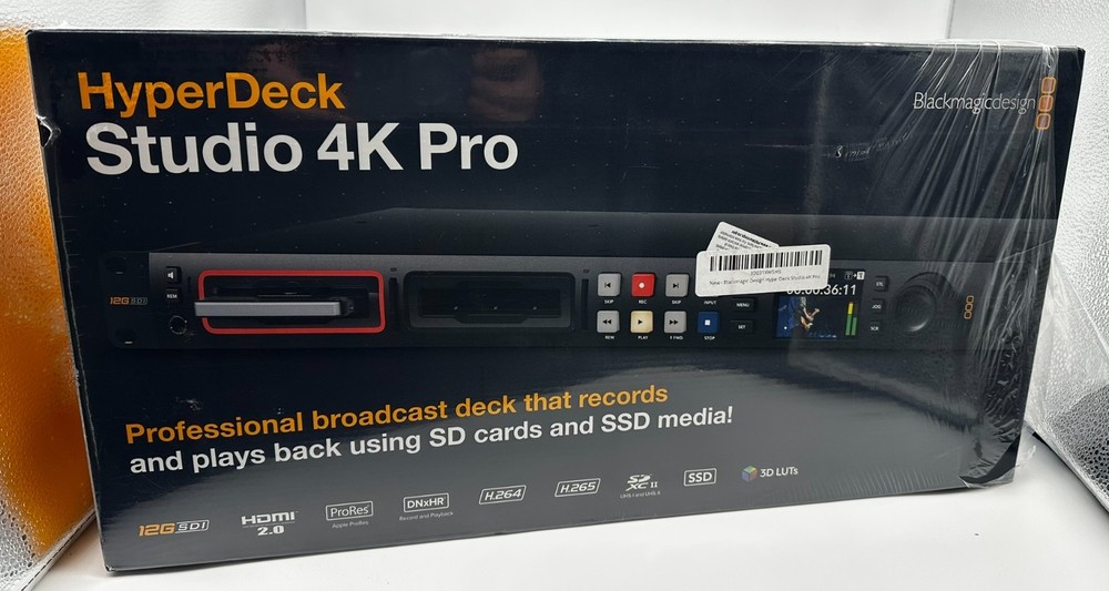 Blackmagic Design HyperDeck Studio 4K Pro