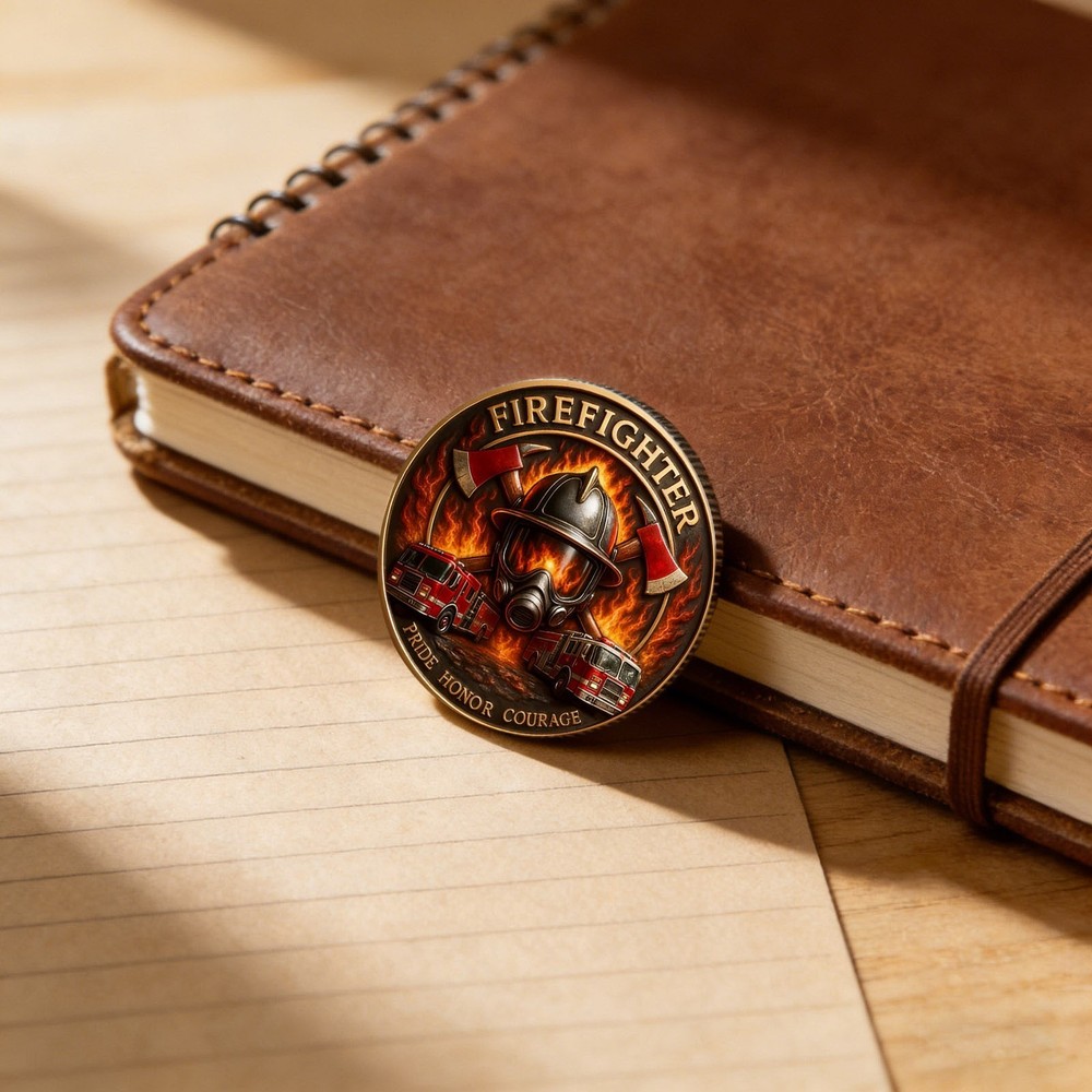 2D FIGEFIGHTER Commemorative Coin Fun Little Gift