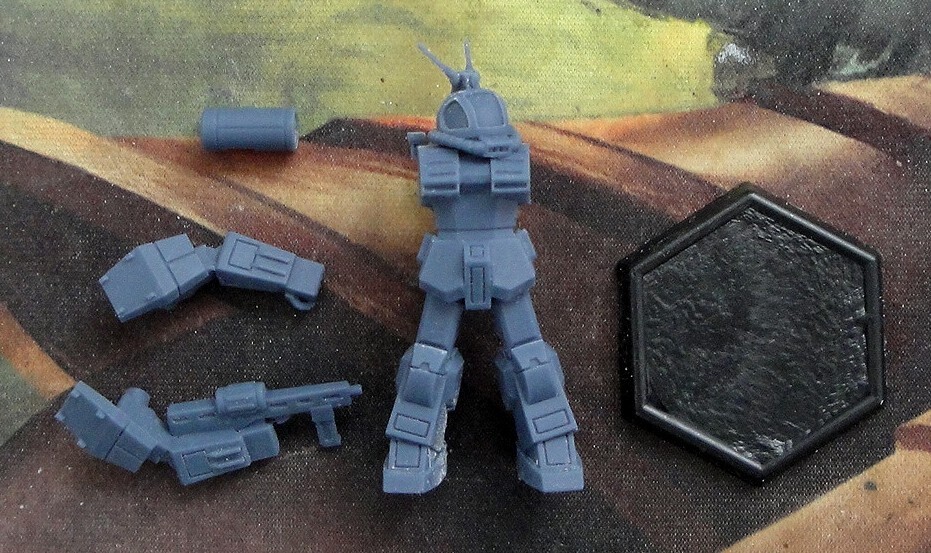 Battletech Scale - Griffin proxy mech (retro style)