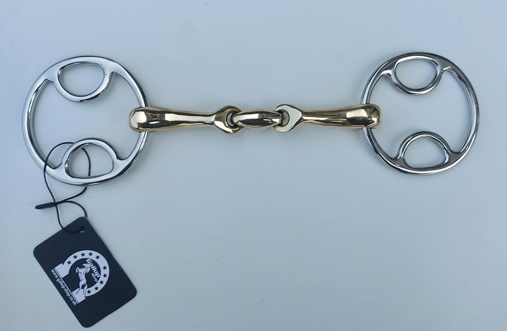 Wilkie Bevel Verbindend Angled Snaffle Bit/Horse Bits