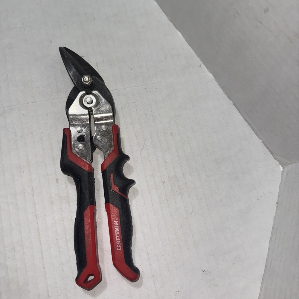 Craftsman Offset Left Cut Aviation Snips Free Shipping