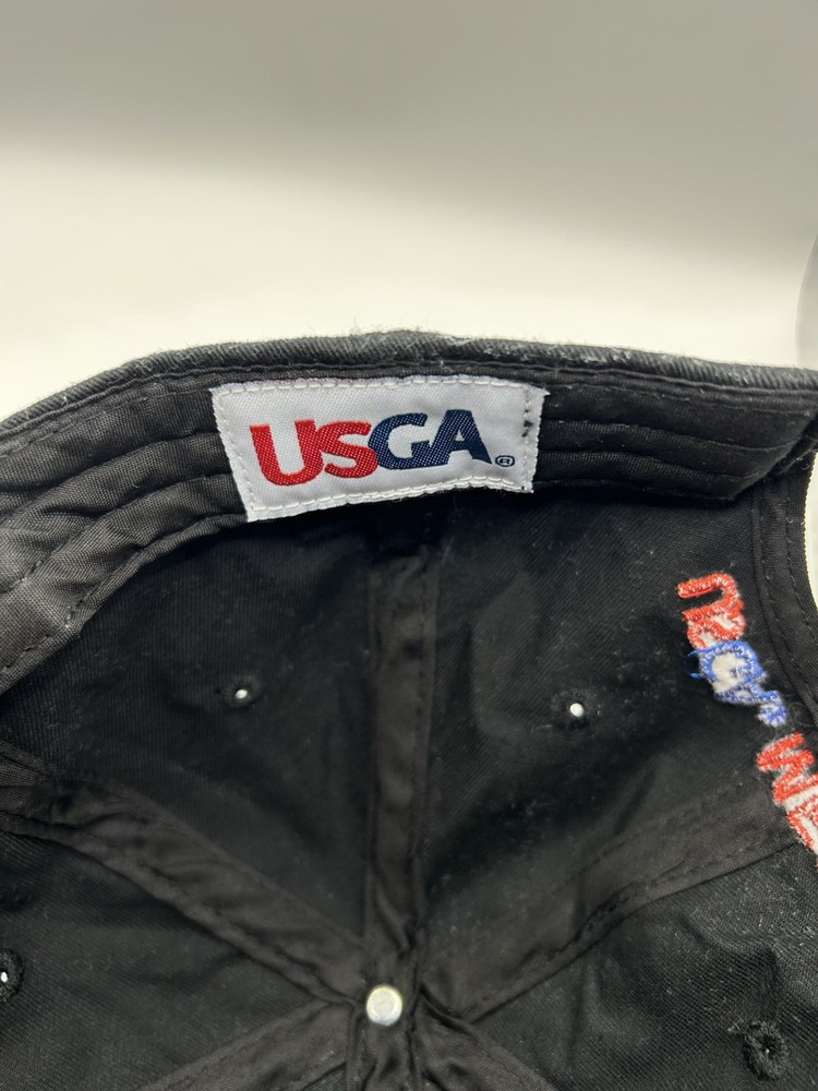 US Open 2014 Pinehurst No.2 Golf Hat - USGA Member Strapback Cap Black
