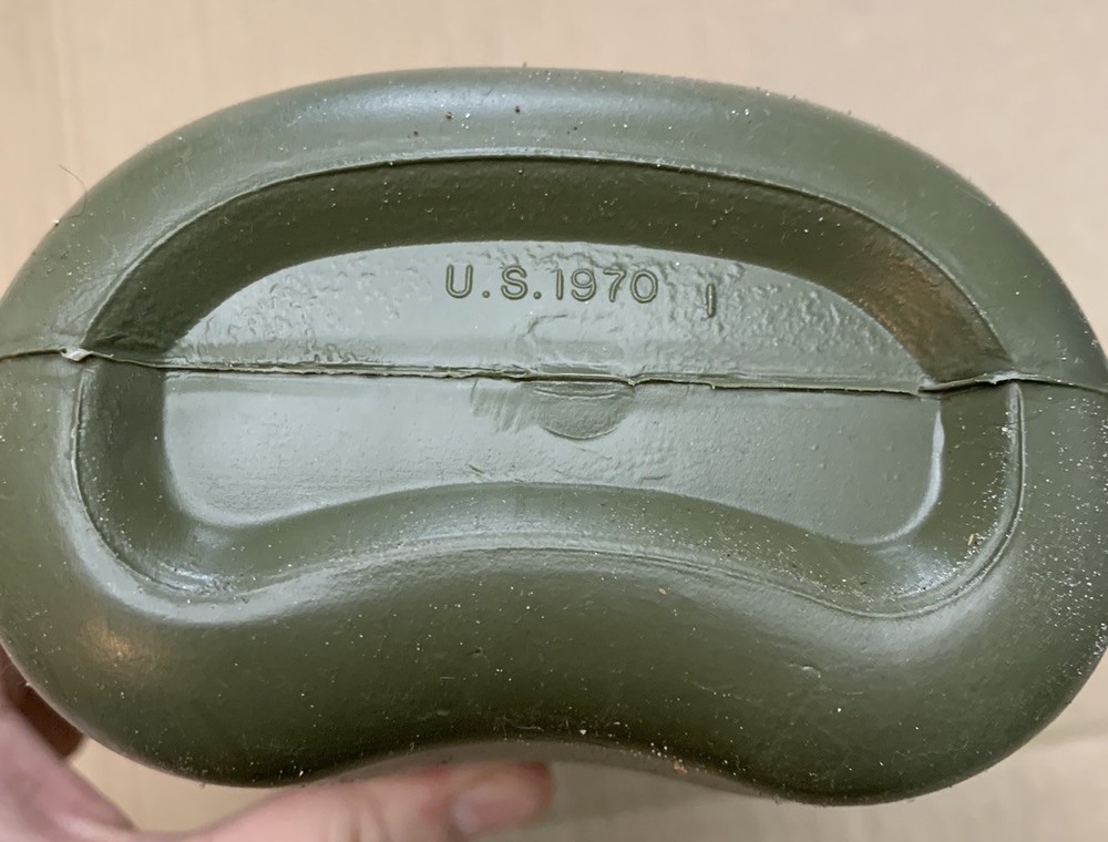 Vietnam Era US Plastic Canteen 1970 Dated
