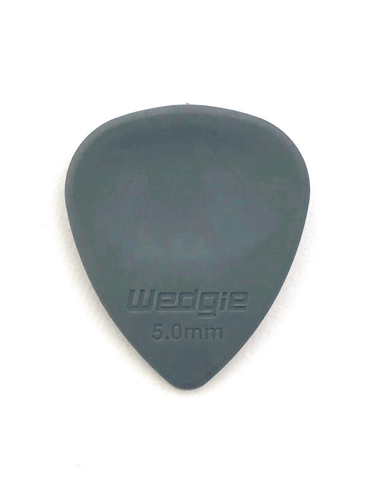 Wedgie Rubber Guitar Picks | 5.0mm | Medium | Grey | 18 pcs