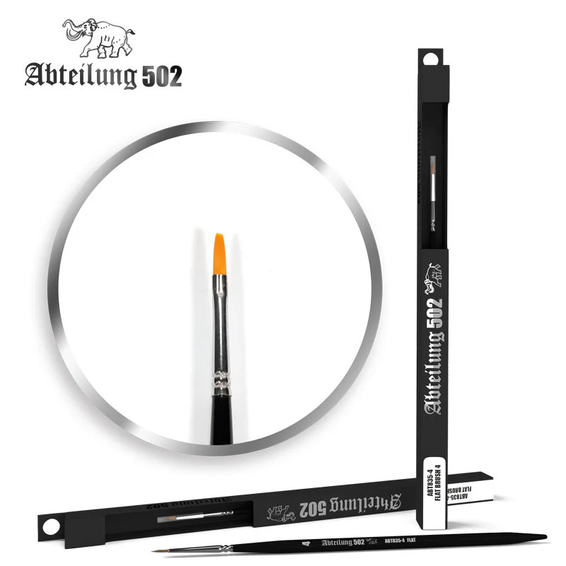 Abteilung 502 ABT835-4 Flat Brush #4