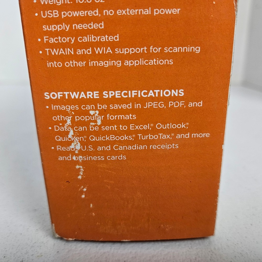 NeatReceipts Mobile Document Scanner & Digital FILE System NOB READ DESCRIPTION