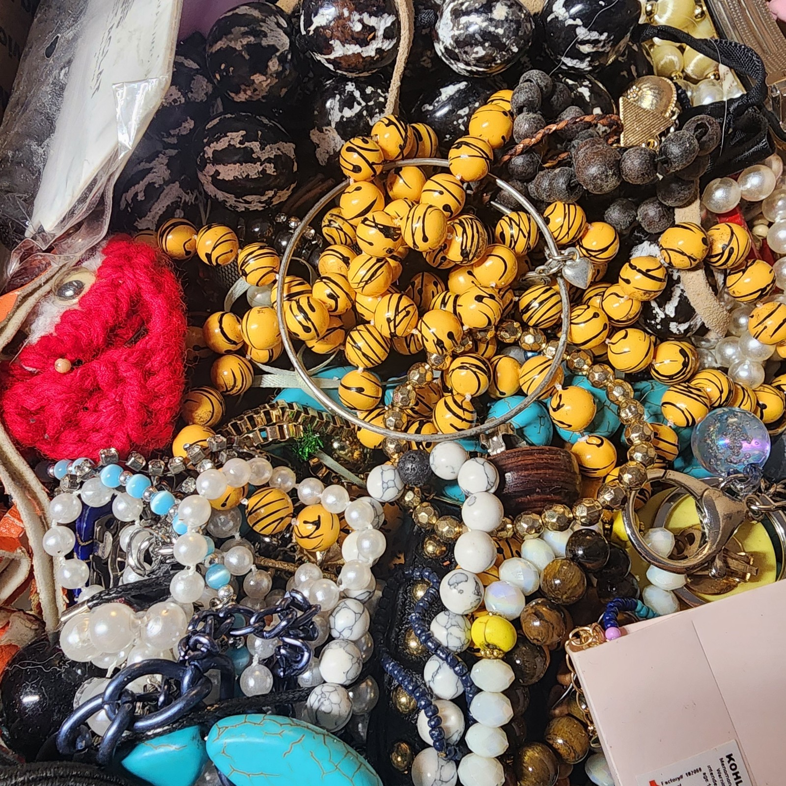 Medium Flat Rate Jewelry Lot Craft Junk Harvest FULL Kids Dress Up