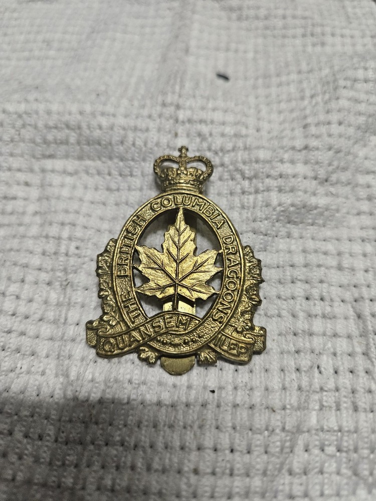 Canadian Army Cap Badge Bc