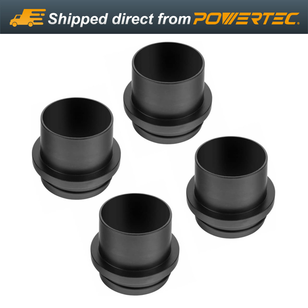 POWERTEC 70193-P4 Screw End Quick Coupler for 4" Hose Left-Hand Threaded,4PK
