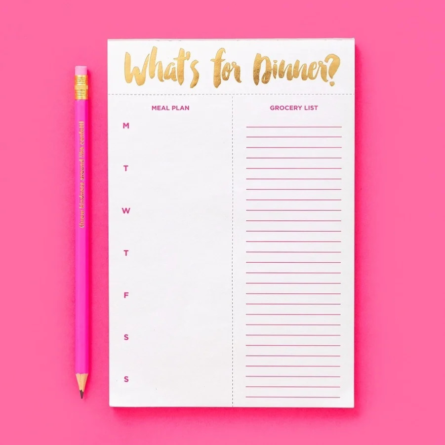 “What’s for Dinner” List Notepad