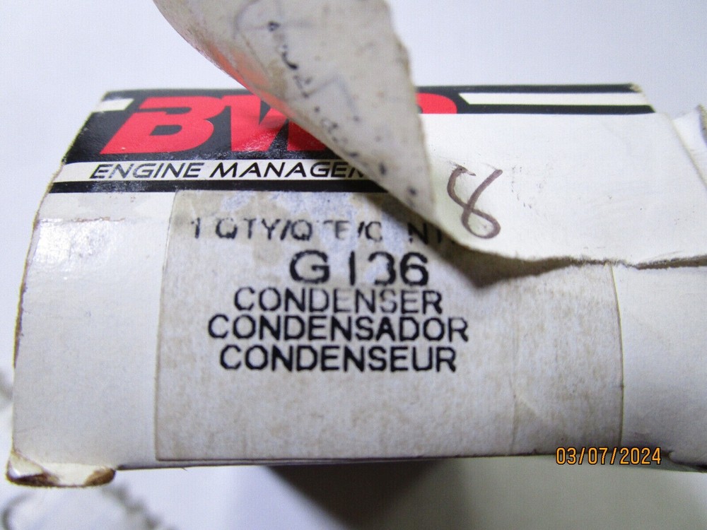 BWD G136 Ignition Condenser