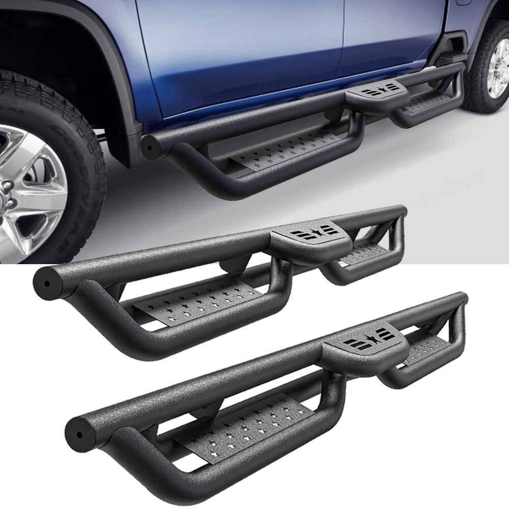 Drop Running Boards for 2005-2023 Toyota Tacoma Double Cab Steel Side Step Bars