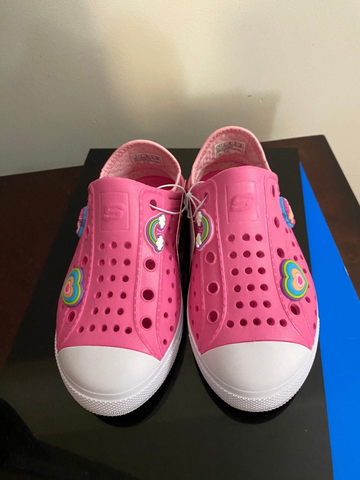 BRAND NEW Skechers Toddler Girls Foamies Flexible Molded Slip-On Shoe SIZE 10