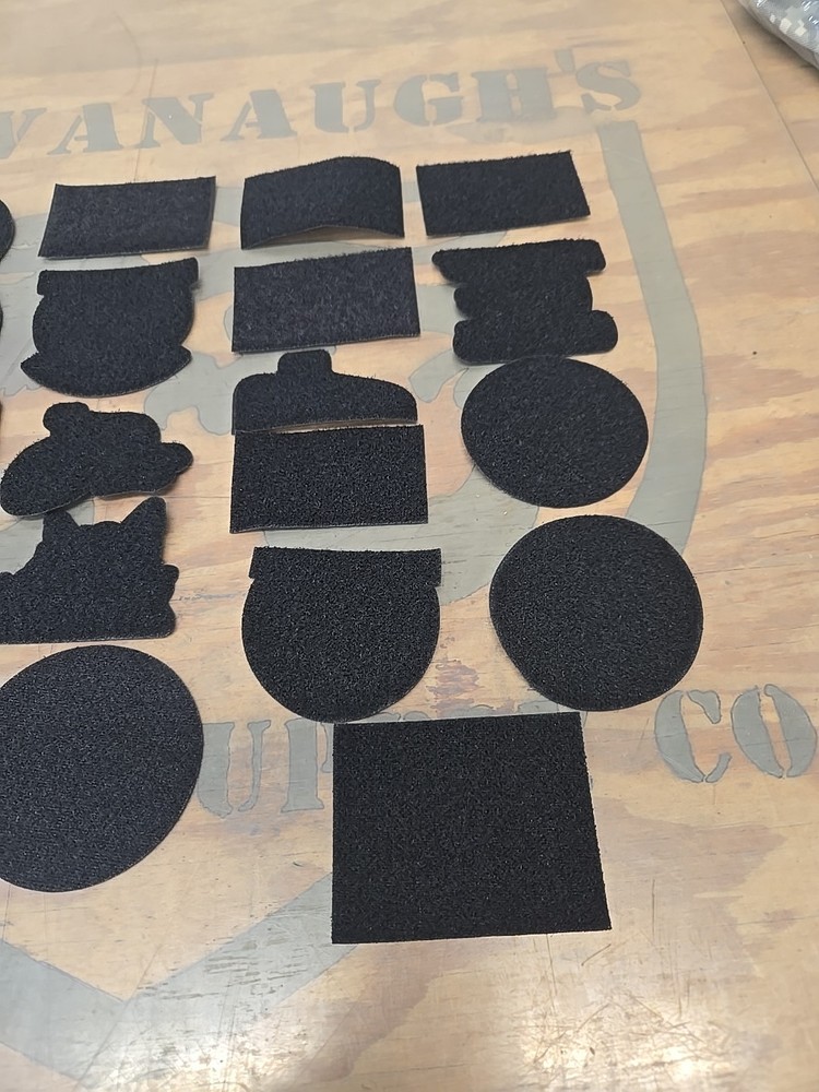 Salty Morale/Military Patch Sew-On Loop Panel Multiple Sizes Lot #D1 20PCs