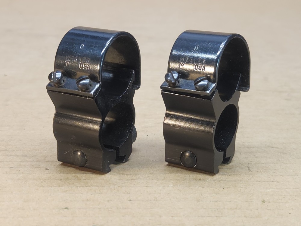 Weaver 1" Rifle Scope Rings Open Sight Pair