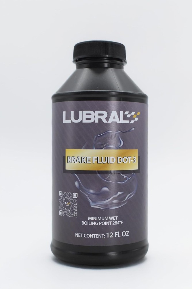 lubral Brake Fluid DOT 3 12oz Single Pack