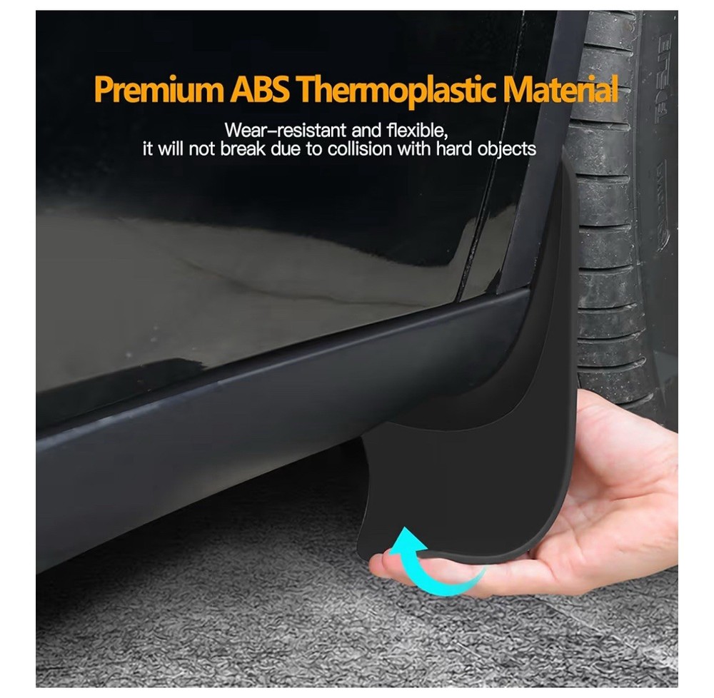 HSB Compatible for Tesla Model Y Mud Flaps Splash Guards 2020-2024 Models