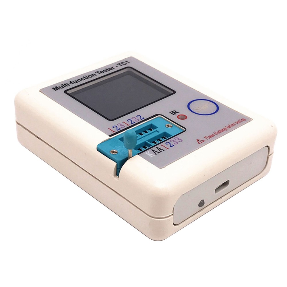 LCR-TC1 Color Display Transistor Meter Tester for Diode Triode Capacitor Tool
