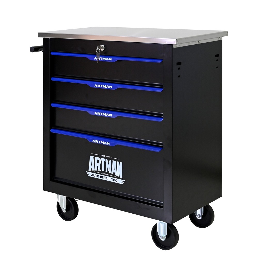 4 Drawer Rolling Tool chest, Tool Organizer, Splicable,for Garage Workshop,diyer