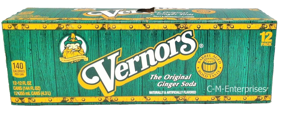 Vernors Ginger Ale The Original Ginger Soda 12 Pack