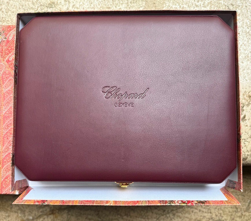 Chopard Leather Jewellery Box (Inner+Outer), Rare, Like New!