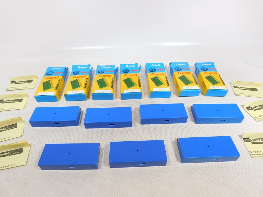 Conrad H0 DC AC 7X 12031 Relay Module Switch Relay Mint Box #EJ183-1