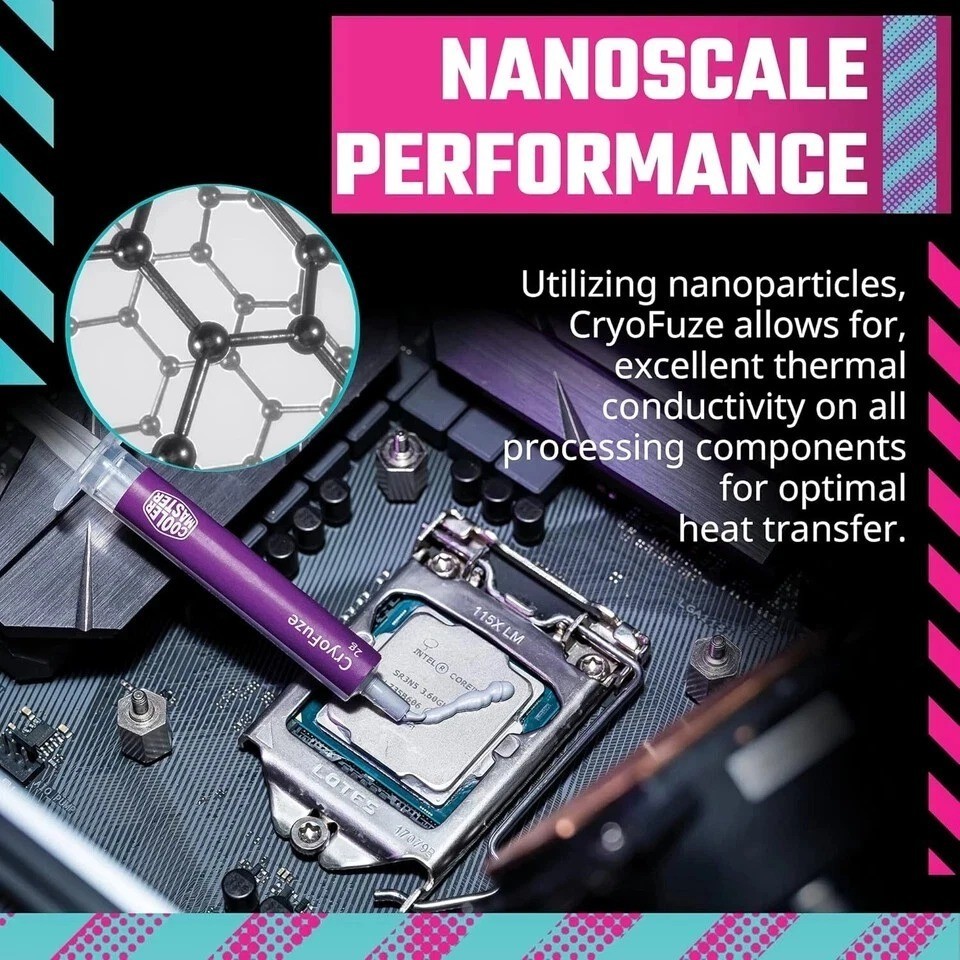 Cooler Master CryoFuze Thermal Paste 2g High Performance CPU GPU Compound
