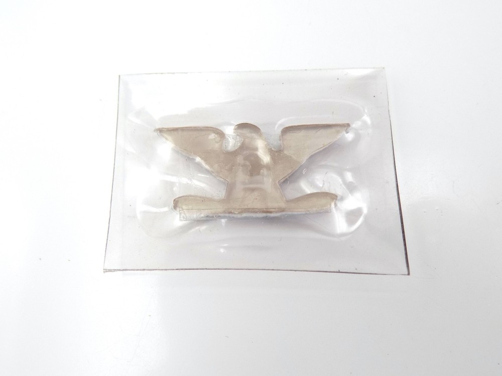 Original USAF Colonel Eagle Flight Suit Collar Plastic Insignia