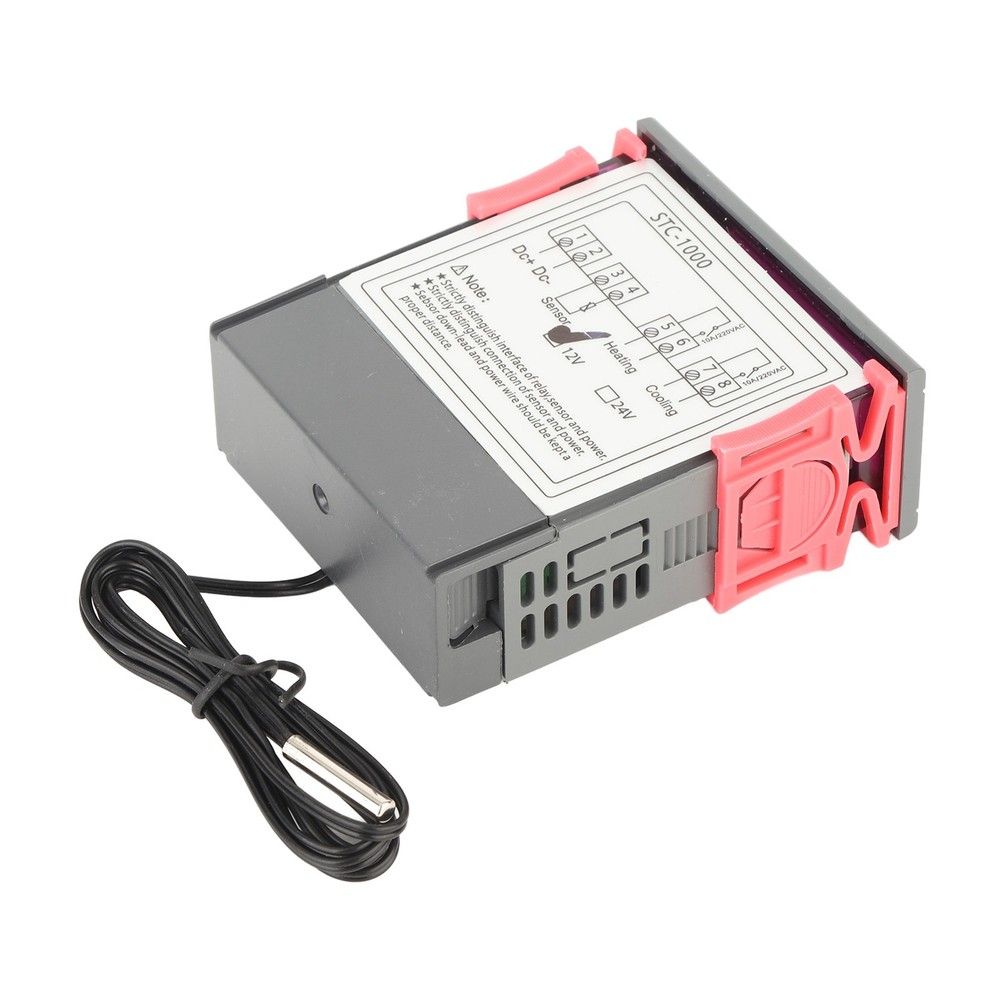 Digital Temperature Controller With Sensor STC-1000 Accurate Cooling And Hea