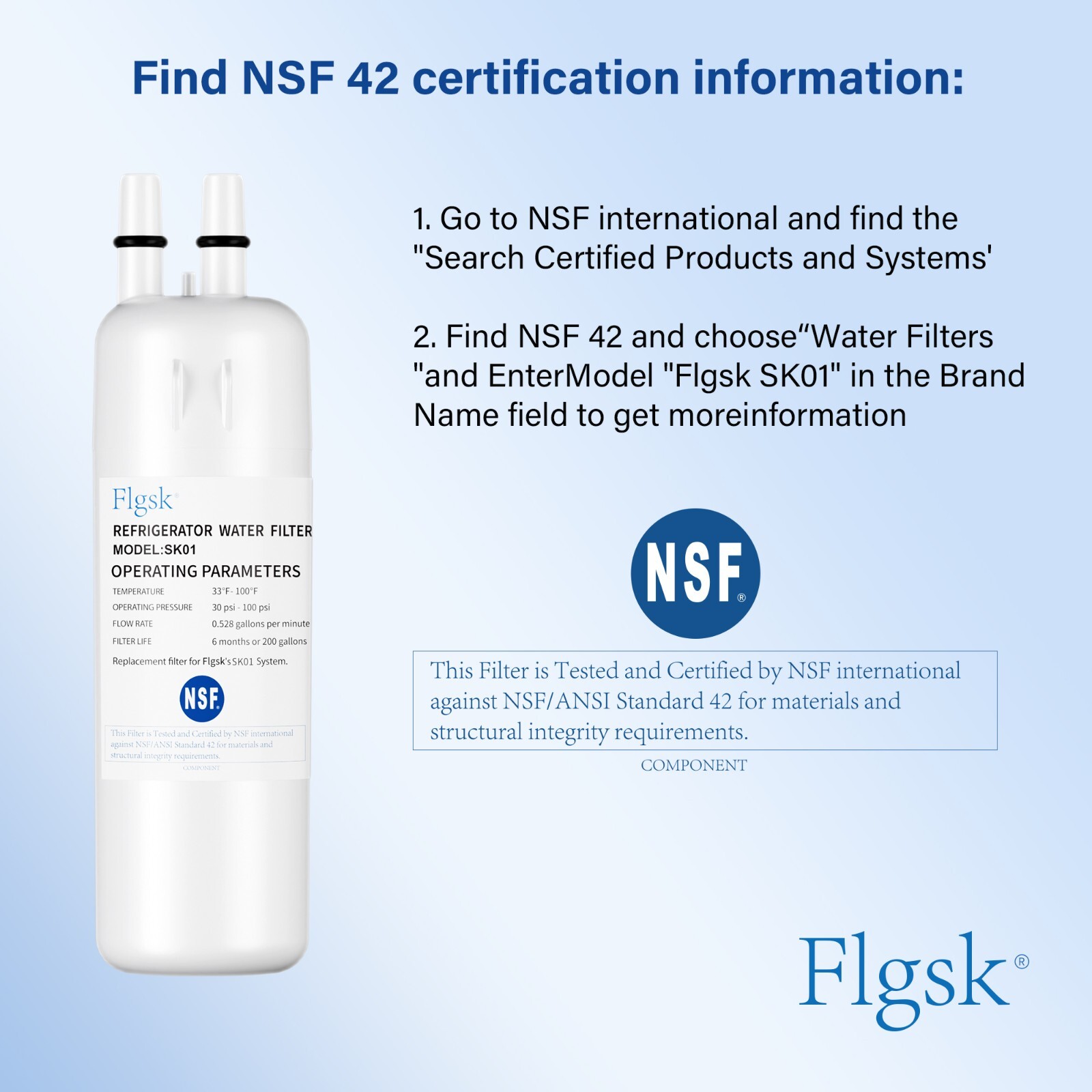 2 Pck Fridge Filter - EDR1RXD1, W10295370A, Filter 1, 46-9081, 46-9930, KAD1RXD1