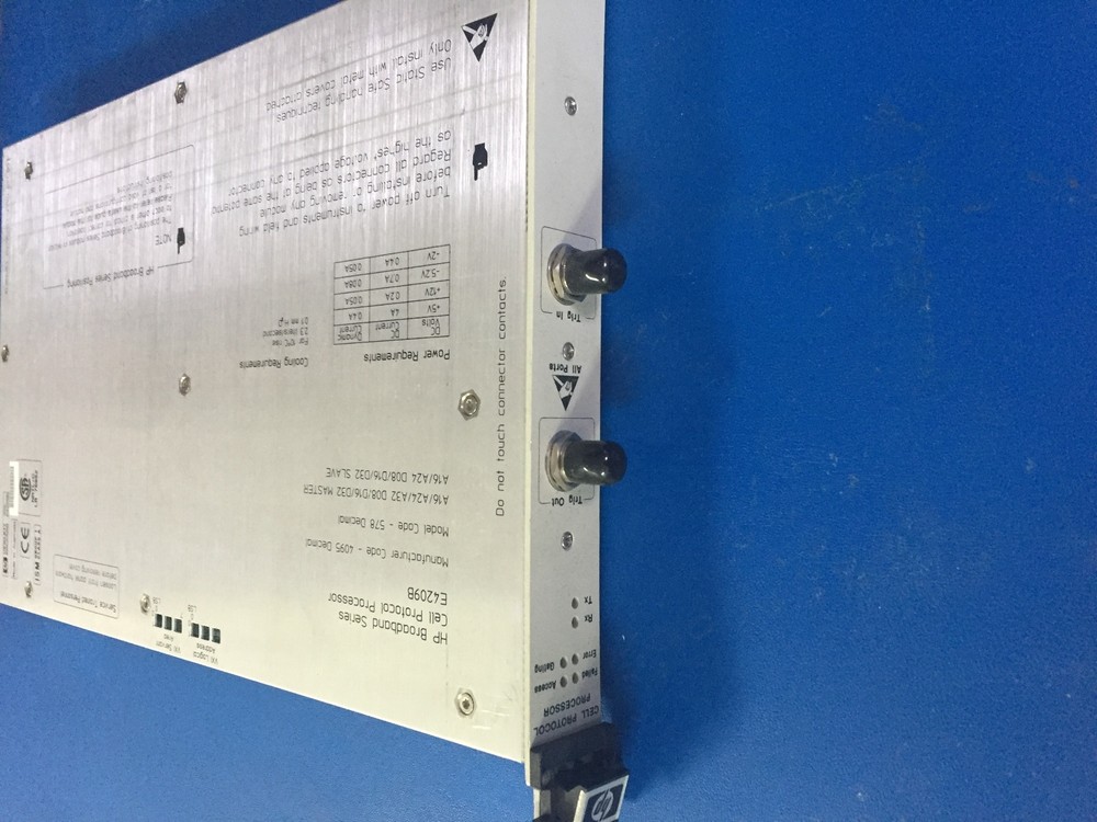 HP E4209B VXI Cell Protocol Processor Module Excellent Condition