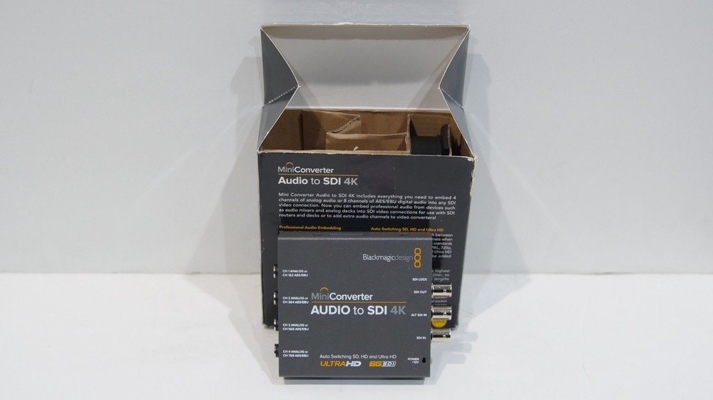 Blackmagic Design Mini Converter - Audio to SDI 4K