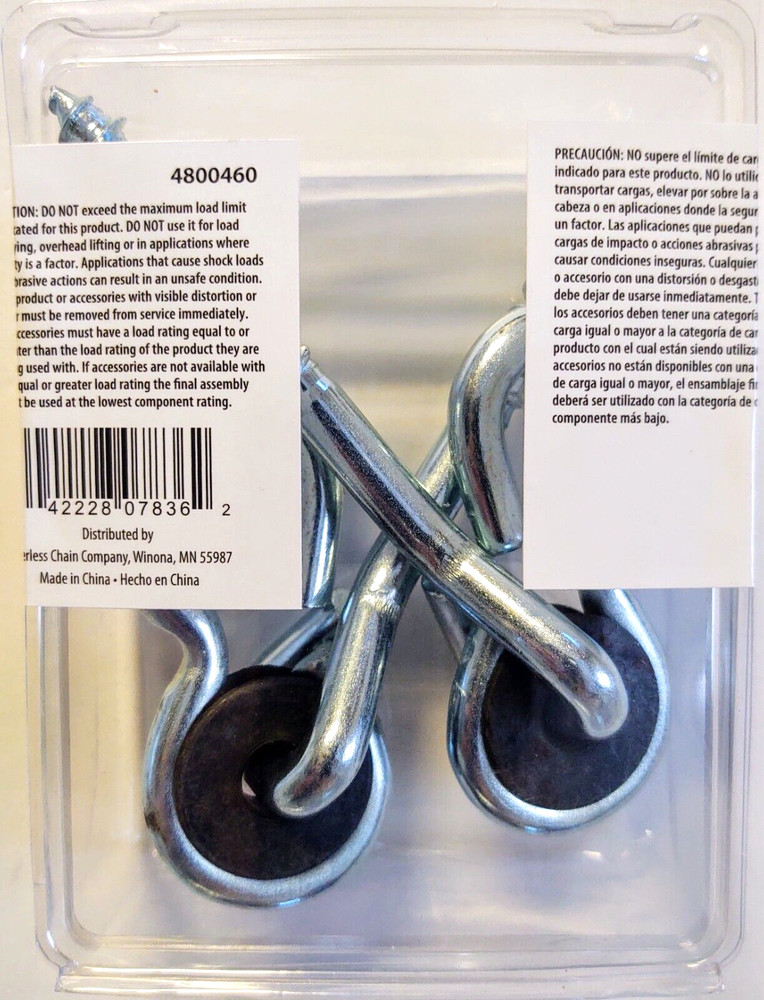 Peerless Swing Ceiling Hooks - Pack of 2