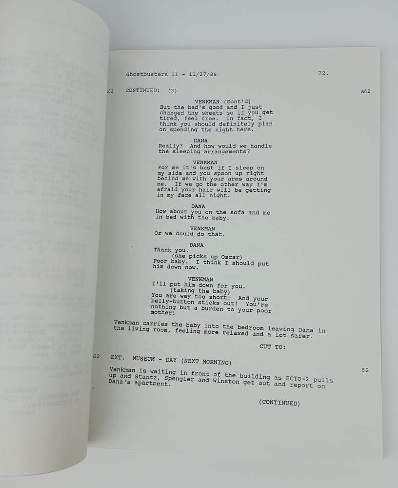 Ghostbusters II Script - 1988 Pink & Blue Revision