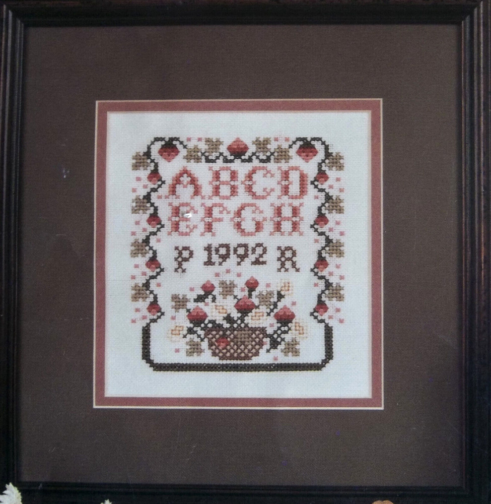 Pat Rogers' THE STRAWBERRY SAMPLER Cross Stitch Pattern Counted Collection