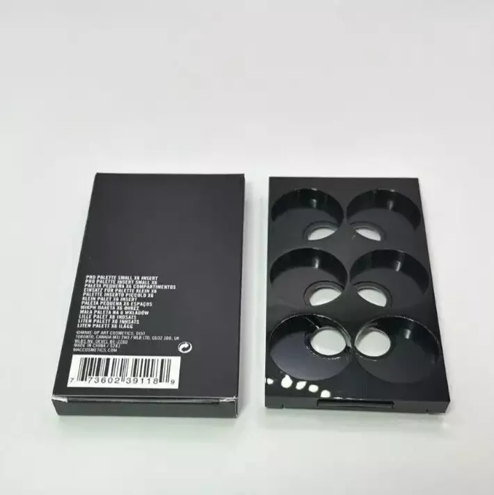 2 x MAC Pro Palette Eye Shadow Concealer Small X 6 Insert 4" X 2.3" - Empty Case