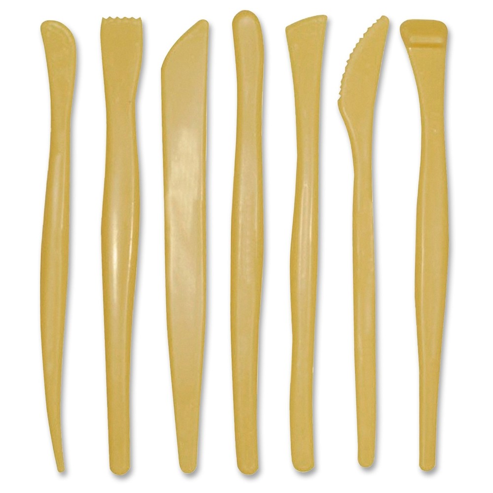 Chenille Kraft 9774 Plastic Modeling Tools 6" Long 7 Assorted Tips