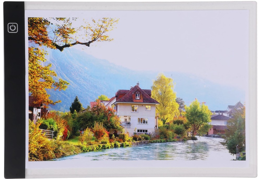 A5 LED Light Box Adjustable Light Table Board Tracing Light for Drawing