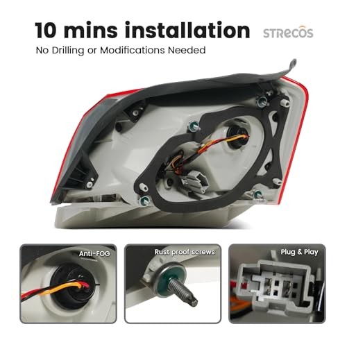 Halogen Tail Light for 2014 2015 2016 2017 2018 2019 2020 Left Driver Side