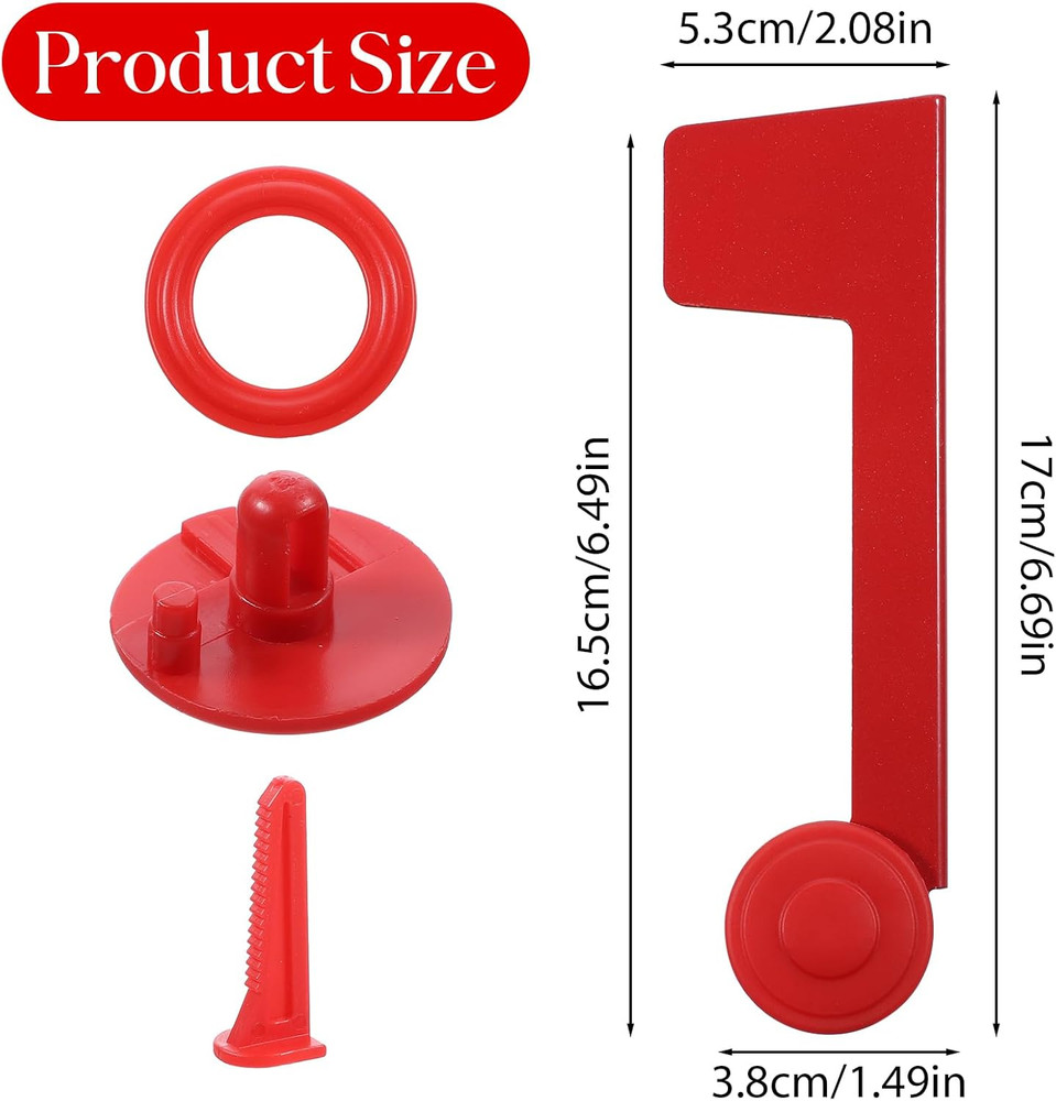 Mailbox Flag Replacement, Red Flag for Mailbox Metal Mail Box Flags Replacement